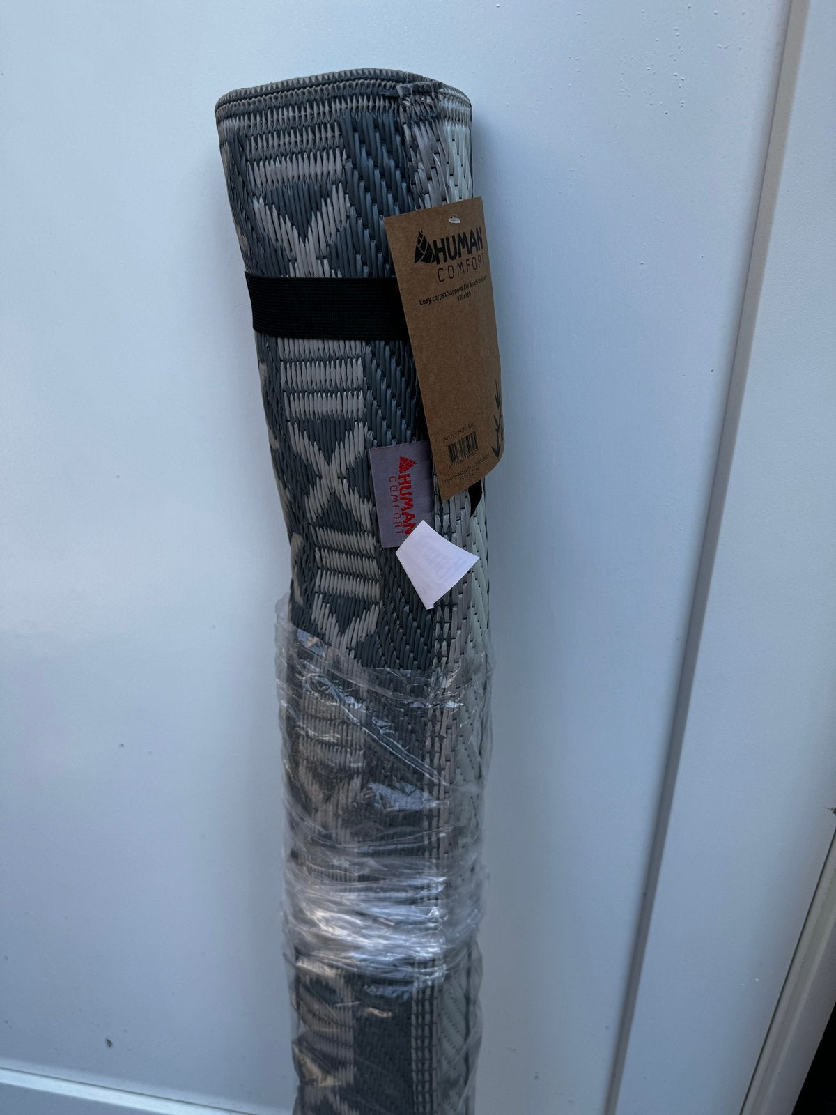 Buitenkleed 120x180 cm - Grijs/Wit - Human Comfort, 100 tot 150 cm, Nieuw, Ophalen of Verzenden, 150 tot 200 cm