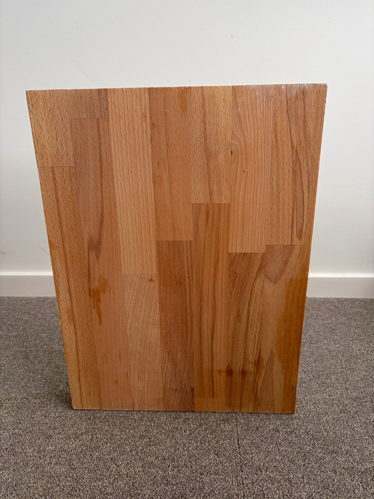 Zware houten snijplank - massief en duurzaam, Huis en Inrichting, Keuken | Keukenbenodigdheden, Gebruikt, Hout, Snij-/serveerplank