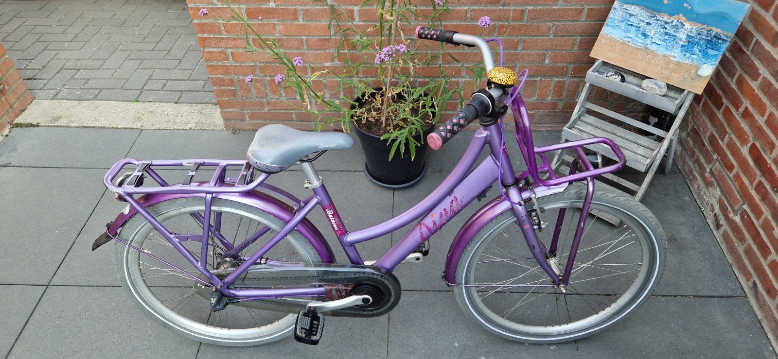 BATAVUS DIVA kinderfiets 24 inch met handrem, Fietsen en Brommers, Fietsen | Meisjes, Ophalen, Versnellingen, Gebruikt, 24 inch