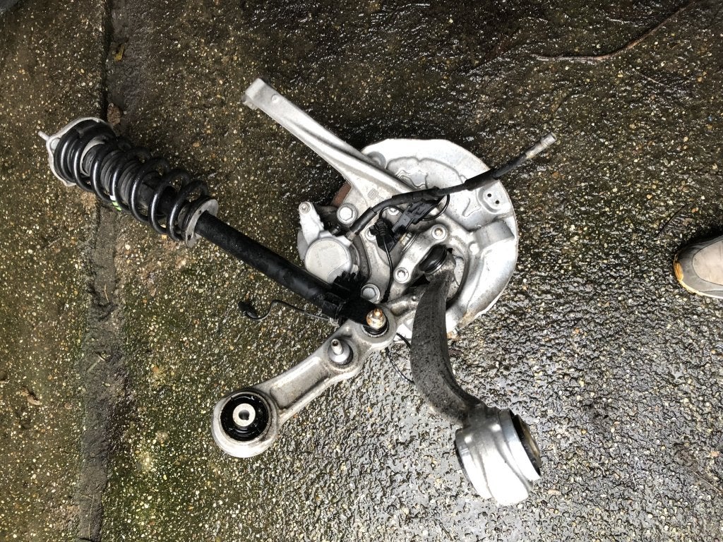 Complete Wielophanging Voorpoot W205 C Klasse Links Rechts, Gebruikt, Mercedes-Benz, Niet ingevuld, Niet ingevuld