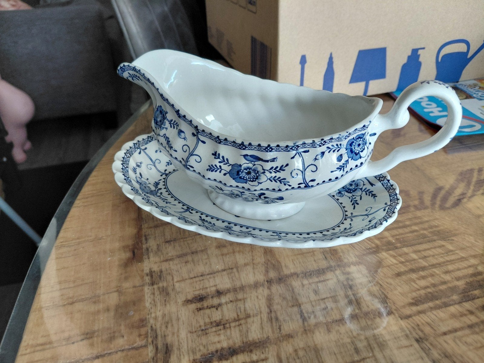 Johnson Bros Indies Sauskom en Schaal - Made in England, Ophalen