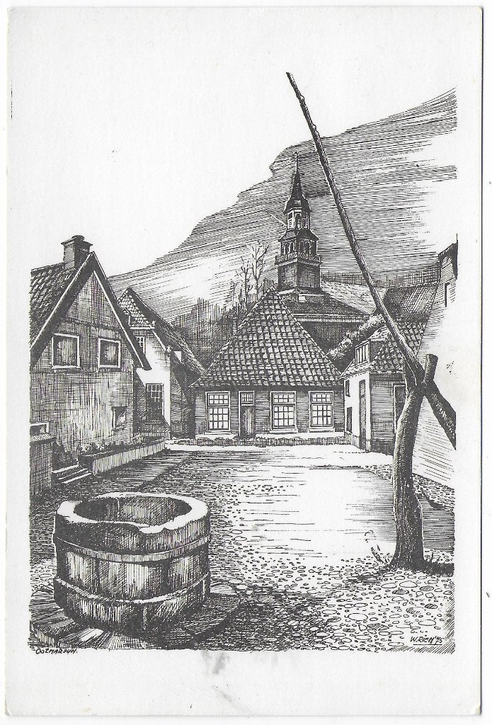 Ootmarsum Ganzenmarkt gelopen Ansichtkaart (B7928 ), Ophalen of Verzenden, 1980 tot heden, Gelopen
