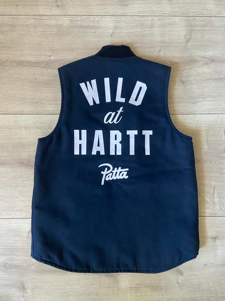 Patta x Carhartt Bodywarmer, Ophalen of Verzenden, Zo goed als nieuw, Maat 46 (S) of kleiner, Zwart