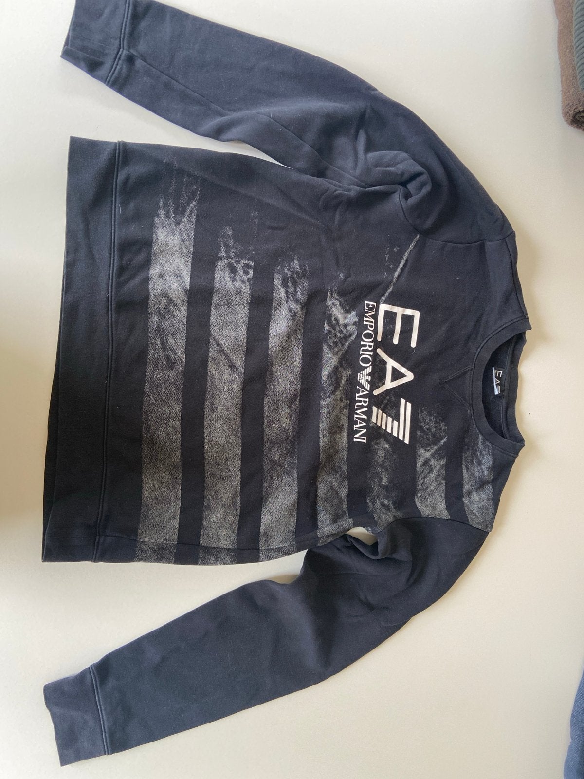 EA7 Emporio Armani Heren Sweater - Gebruikt, Prima Staat, Ophalen of Verzenden, Gedragen, Overige maten, Zwart
