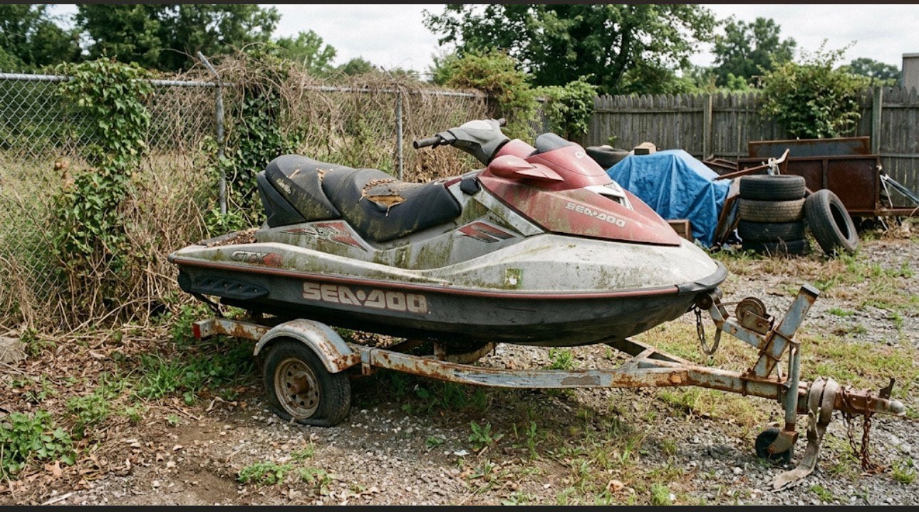 Gezocht: Waterscooter / Jetski (zitter) met trailer, Watersport en Boten, Ophalen, Zo goed als nieuw, Overige typen