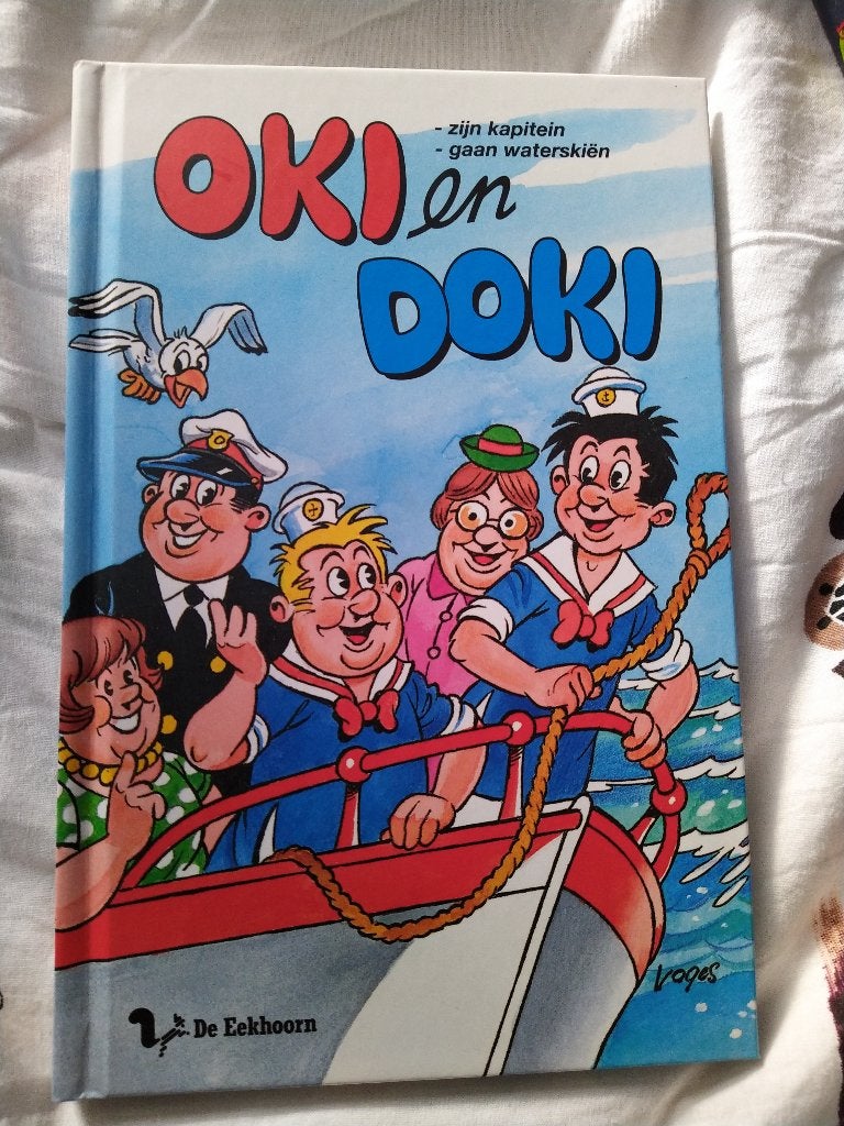 Boek Oki en Doki zijn kapitein / gaan waterskiën, Ophalen of Verzenden, Gelezen, Fictie algemeen