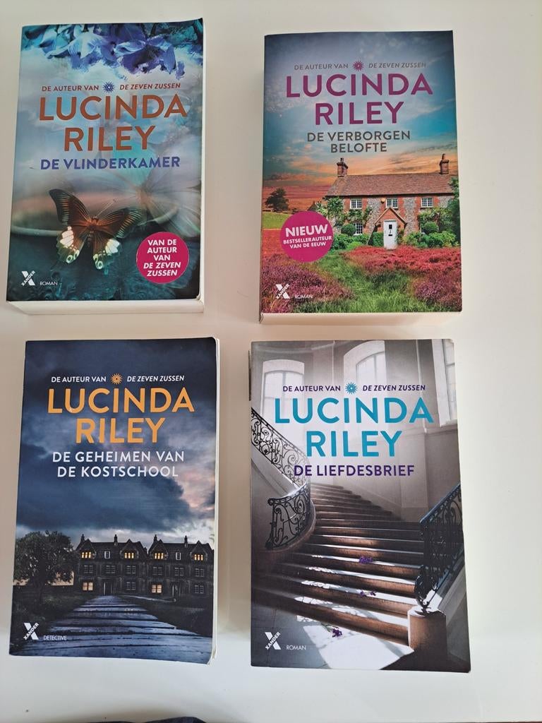 4 boeken van lucinda riley in goede staat