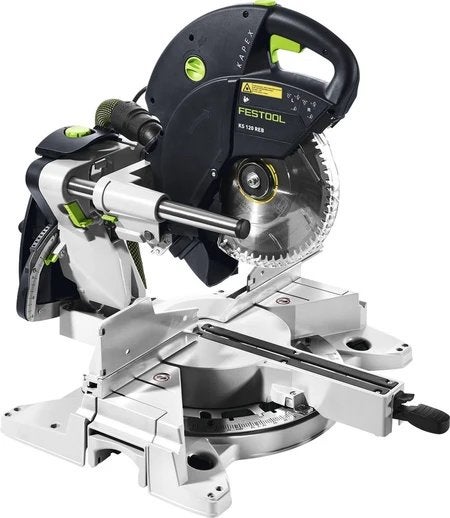 Festool Kapex KS 120 Afkortzaag - Zgan, Ophalen of Verzenden, Zo goed als nieuw, Afkortzaag