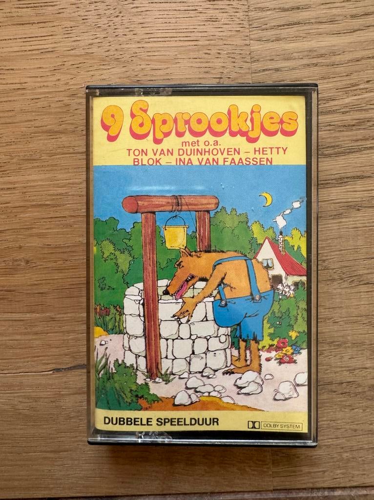 9 Sprookjes - Ton van Duinhoven, Hetty Blok, Ina van Faassen, Cd's en Dvd's, Cassettebandjes, Gebruikt, Voorbespeeld, Kinderen en Jeugd