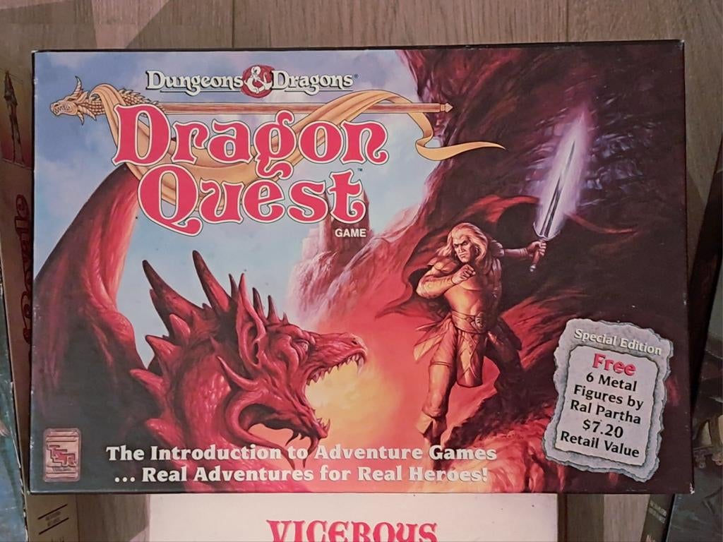 TSR - Dungeons & Dragons - Dragon Quest - 1992, Vijf spelers of meer, Ophalen of Verzenden, Zo goed als nieuw, TSR