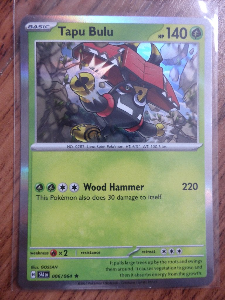 Tapu Bulu 006/064 (Pd1), Ophalen of Verzenden, Zo goed als nieuw, Losse kaart