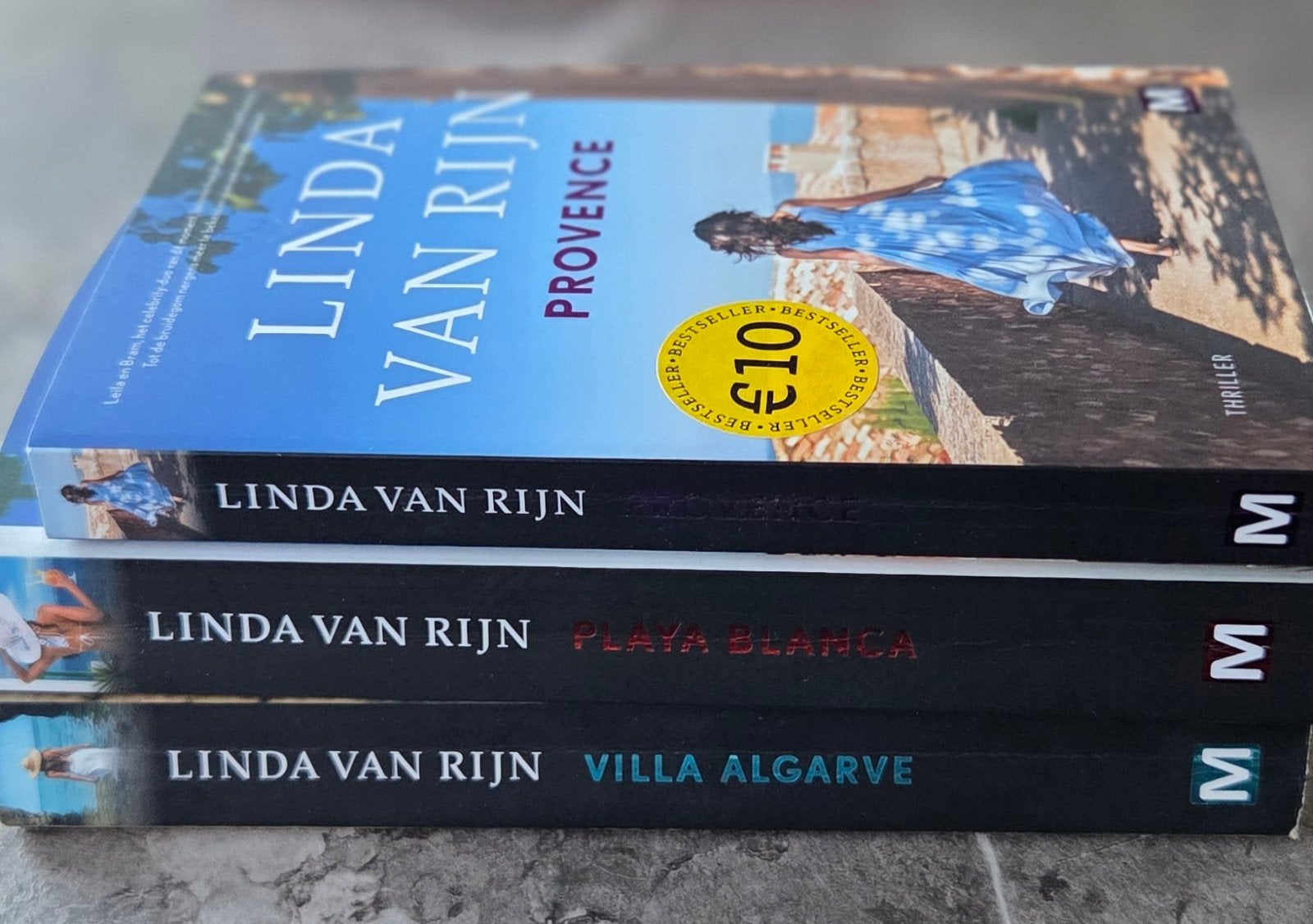 Linda van Rijn boeken - Complete collectie thrillers, Ophalen, Zo goed als nieuw, Linda van Rijn, Nederland