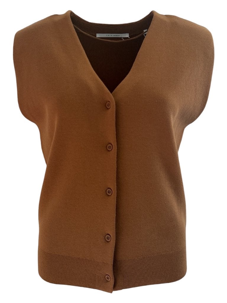 Yaya vest NIEUW S, Maat 38/40 (M), Bruin, Nieuw, Ophalen of Verzenden