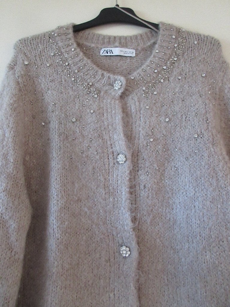 Dames vest beige Zara maat L, Maat 38/40 (M), Beige, Ophalen of Verzenden, Zo goed als nieuw