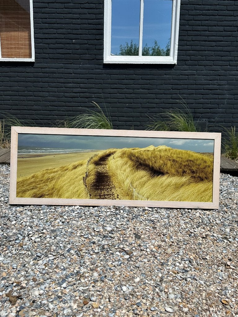 Zeegezicht, strandfoto, maritiem, strand en zee, Ophalen, Oorspronkelijke maker, 125 cm of meer, Zo goed als nieuw