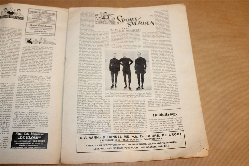 Revue der Sporten 1931 — Zeldzaam Voetbaltijdschrift, Ophalen of Verzenden, Gelezen, Watersport en Hengelsport