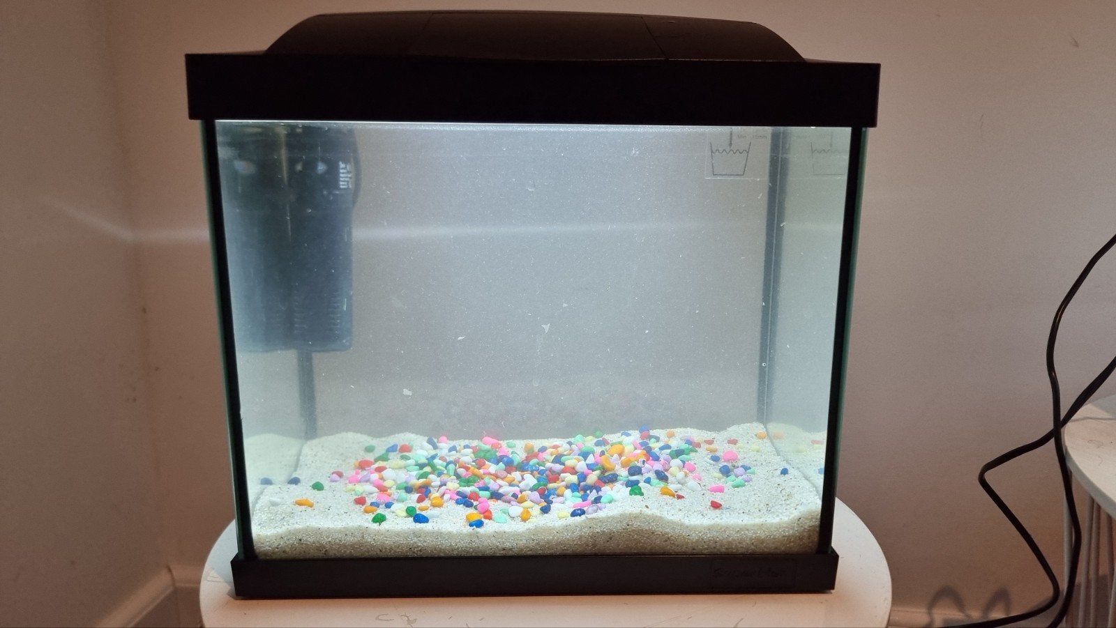 Superfish Aquarium Start 20 incl filter, pomp en decoratie, Ophalen, Zo goed als nieuw, Leeg aquarium