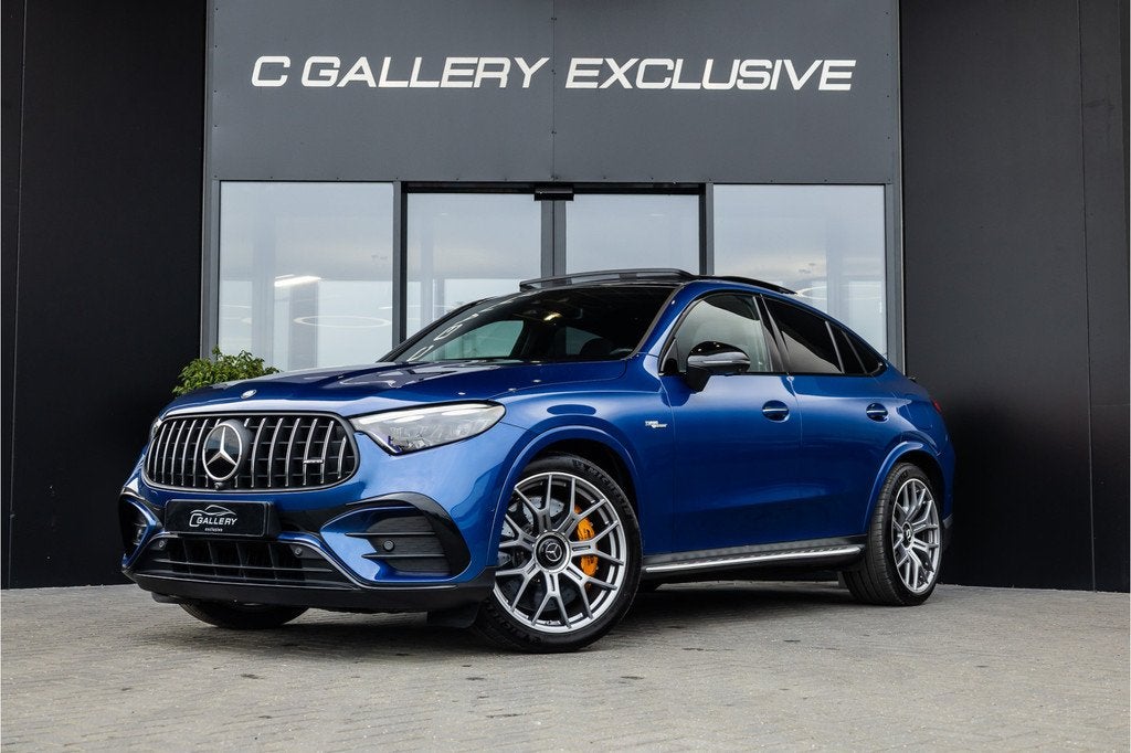 Mercedes-Benz GLC Coupé AMG GLC63 S E Performance Night Edi, Auto's, Gebruikt, Zwart, Blauw, Vierwielaandrijving