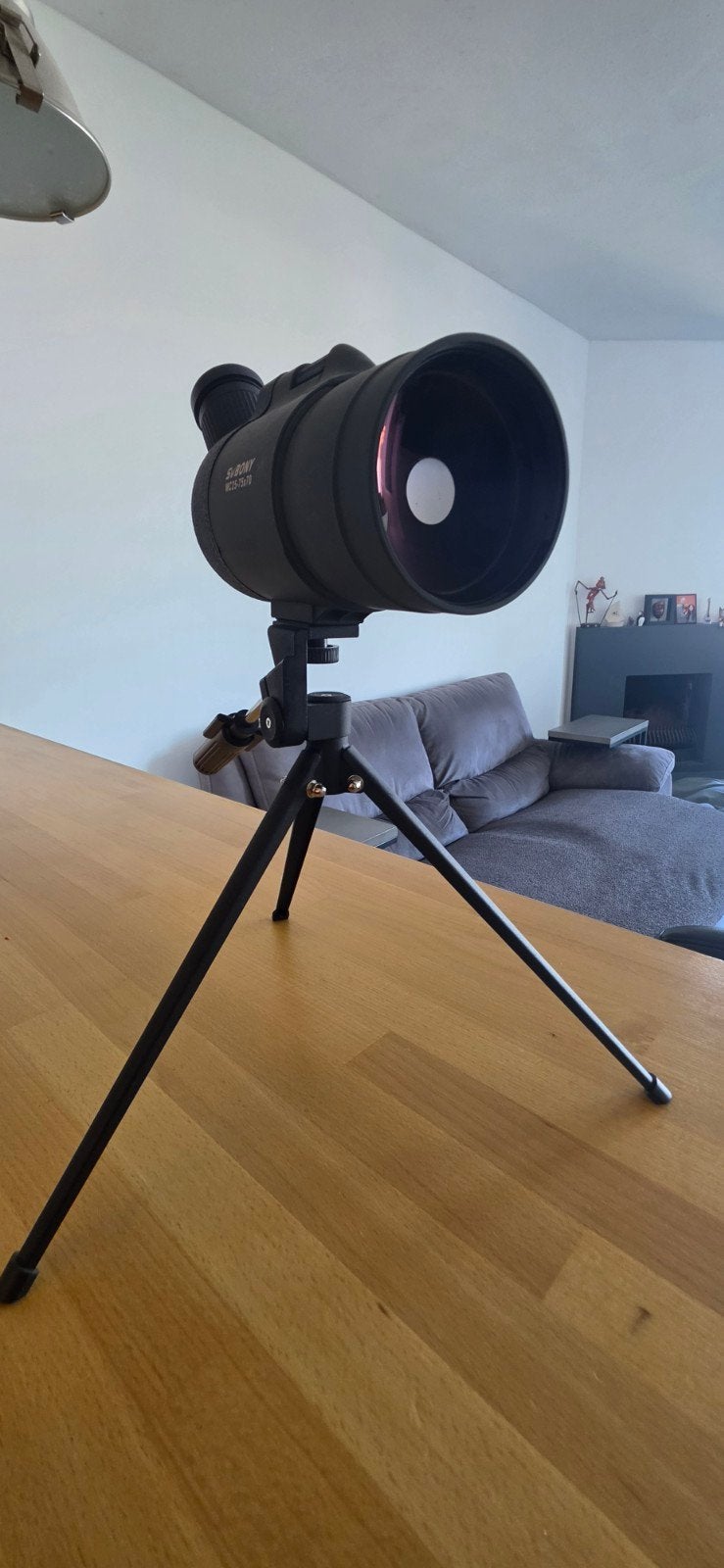 SVBONY MC25-75X70 Spotting Scope met Statief, Lenzentelescoop (refractor), 80 tot 200 mm, Met statief, Ophalen of Verzenden