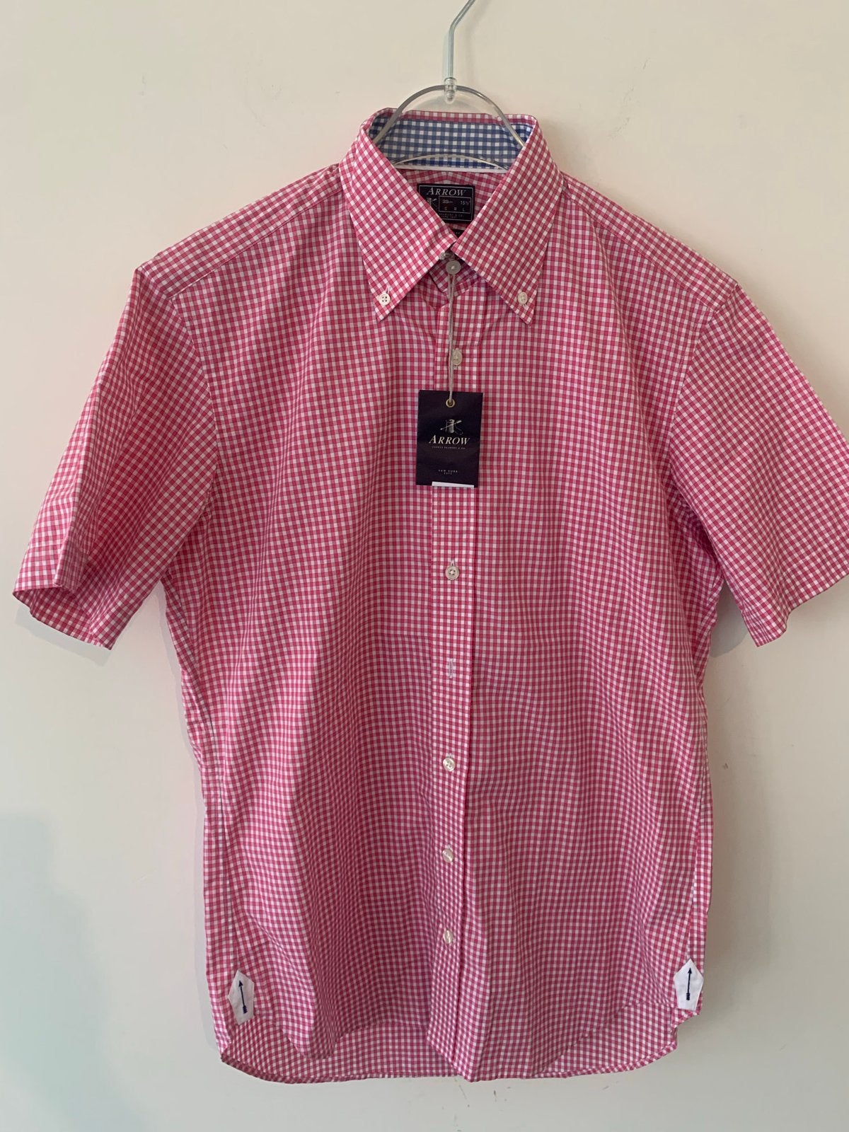Nieuw Arrow Heren Zomer Overhemd - Maat 39, Verzenden, Nieuw, Roze, Halswijdte 39/40 (M)