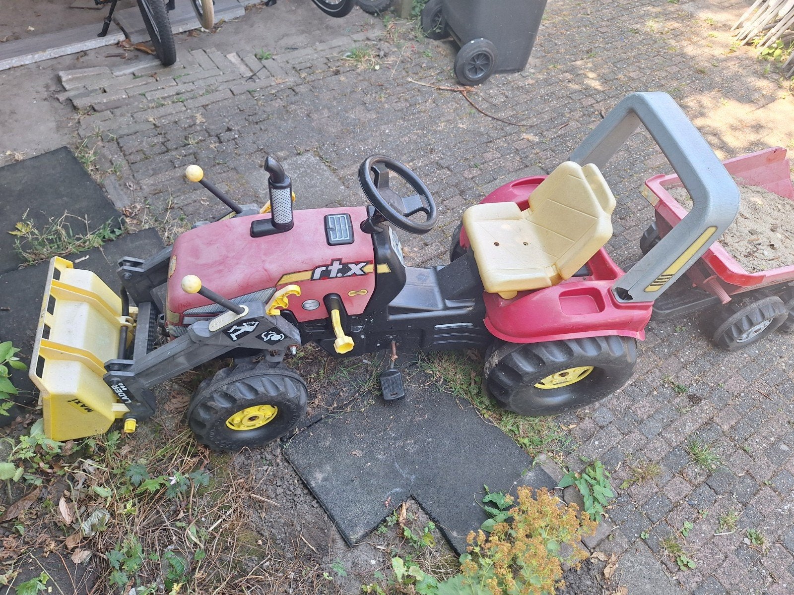tractor met aanhanger, Ophalen, Gebruikt, Overige merken