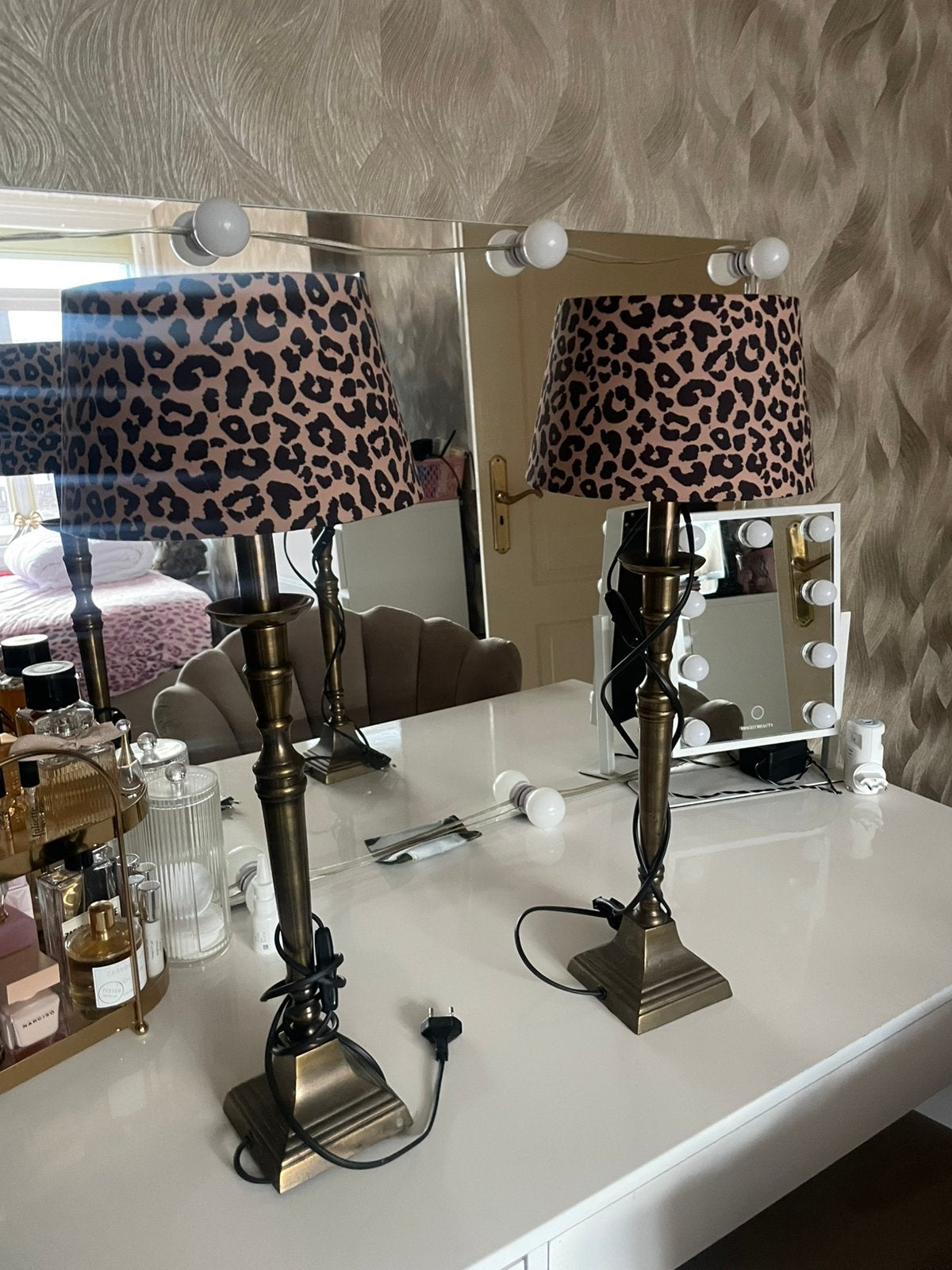 tijger staanlampen, Ophalen of Verzenden, Zo goed als nieuw