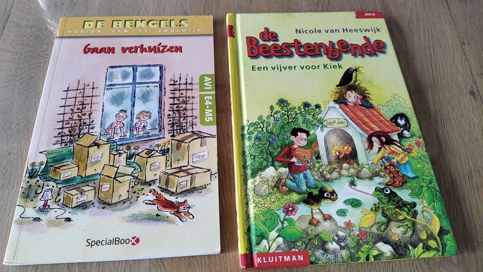 2 kinderboeken voor beginnende lezers (AVI E4-M5 en AVI 6), Ophalen, Gelezen, Marion van de Coolwijk, Nicole van Heeswijk, Fictie algemeen