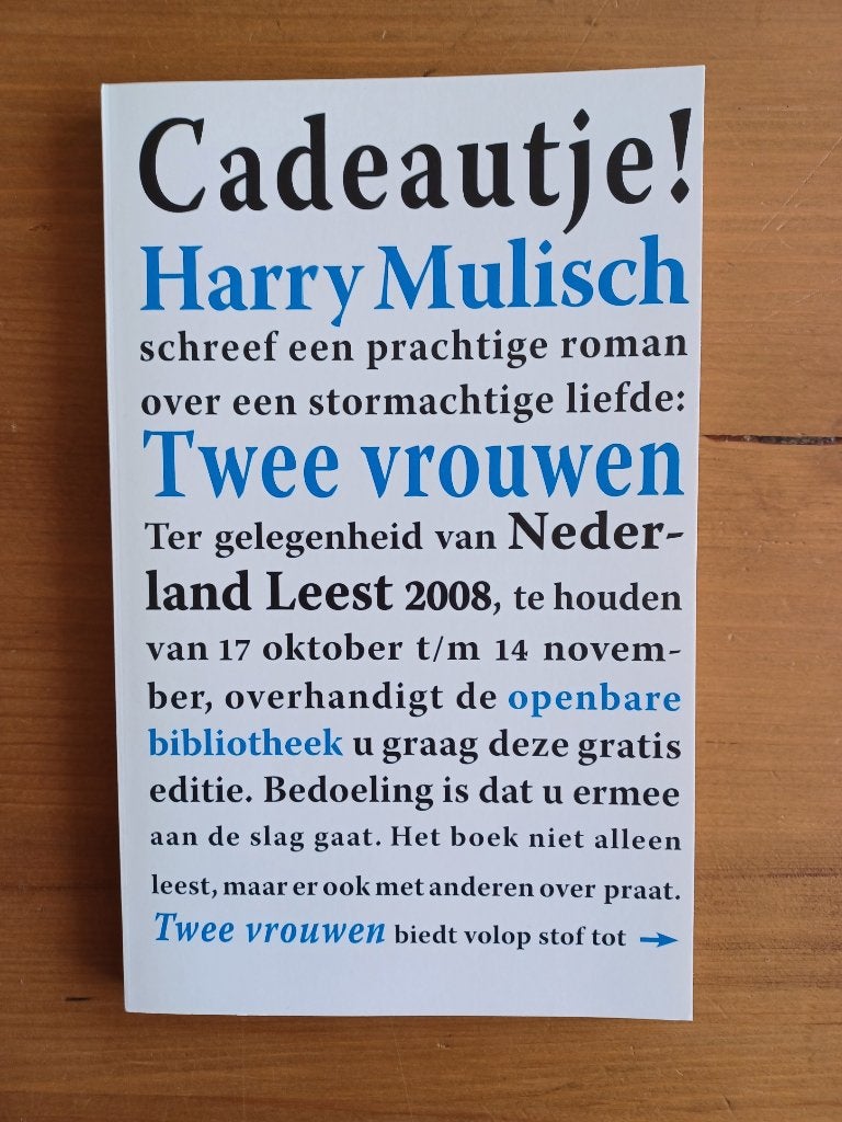 Twee vrouwen, Gelezen, Harry Mulisch, Ophalen of Verzenden, Nederland