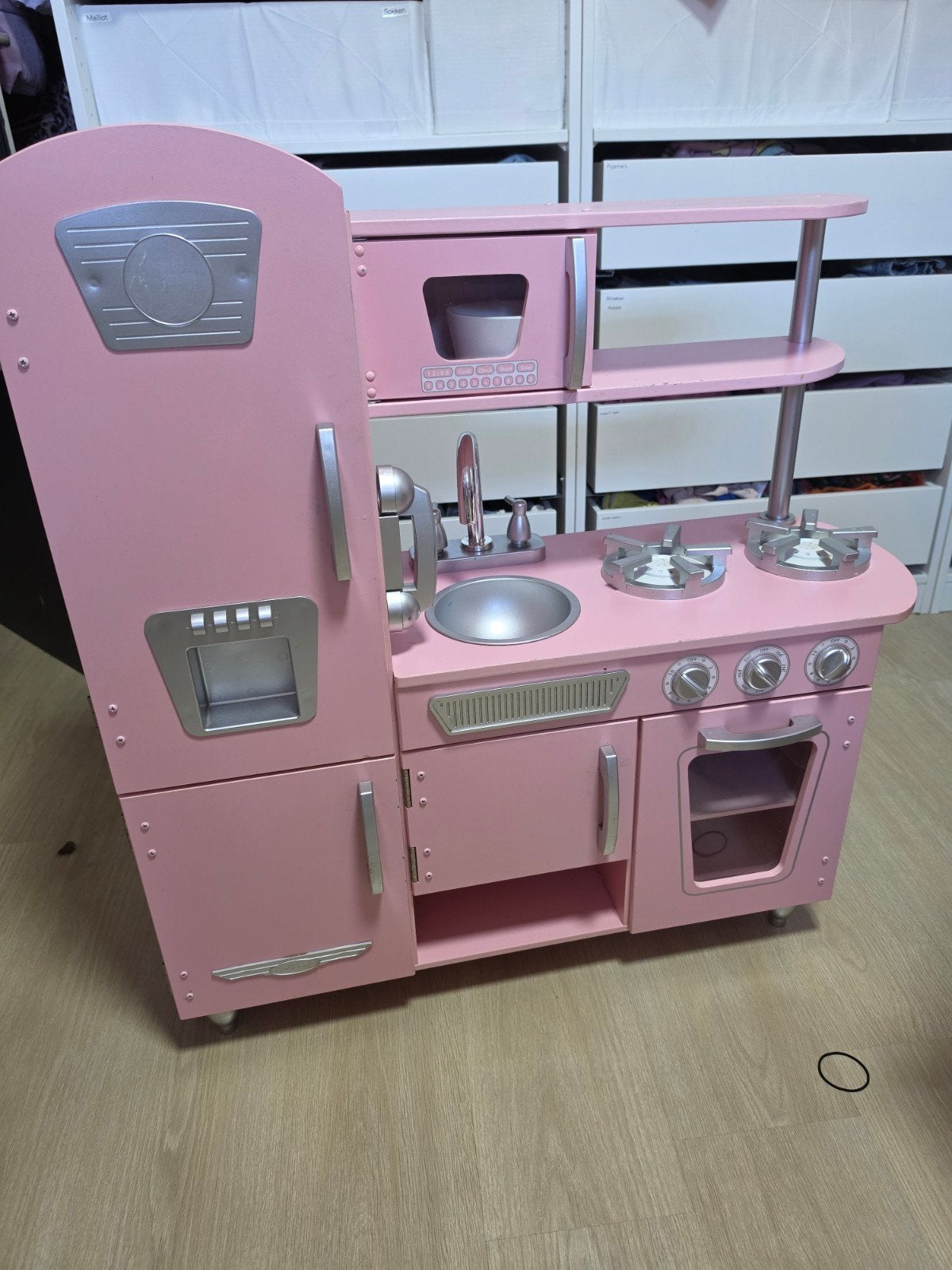 Kinderkeuken roze met accessoires, Ophalen, Gebruikt, Ontdekken