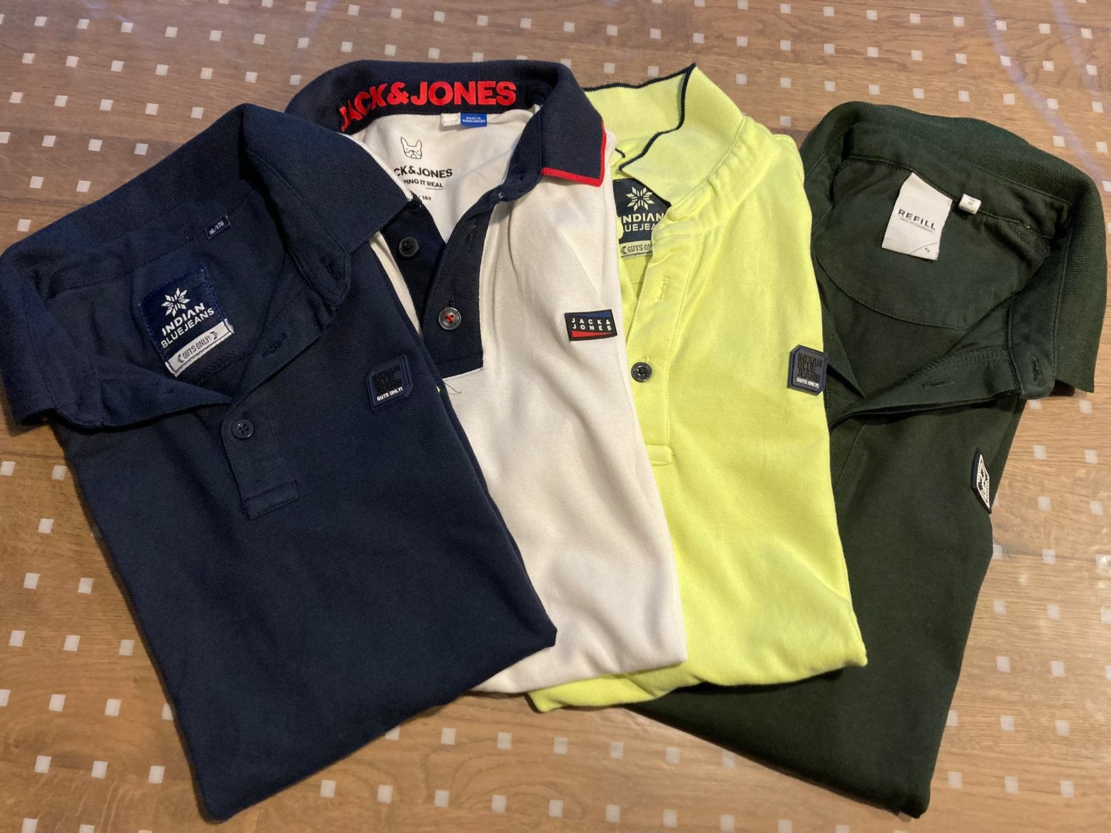 4 polo t-shirts maat 176, Ophalen of Verzenden, Gebruikt, Jongen, Shirt of Longsleeve