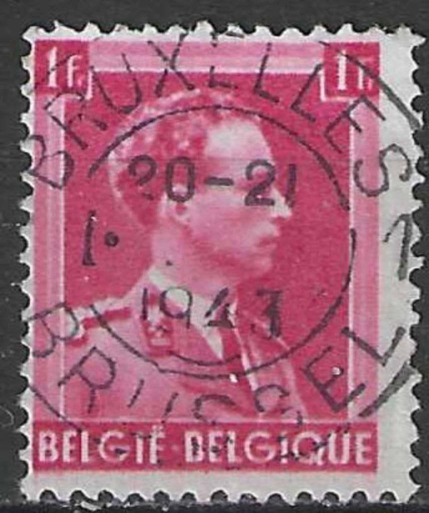 Belgie 1940 - Yvert/OBP 528 - Leopold III (ST), Verzenden, Gestempeld, Koninklijk huis