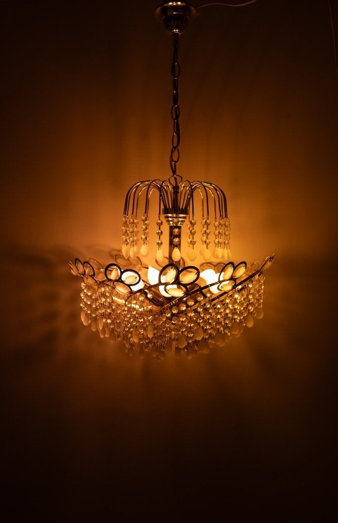 Vintage Italiaanse hanglamp, -, -, Ophalen of Verzenden, -