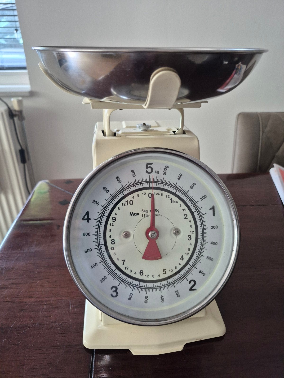 Vintage Keukenweegschaal - Analoog - Max. 5kg, Ophalen, Keukenweegschaal, Gebruikt, Minder dan 10 kg