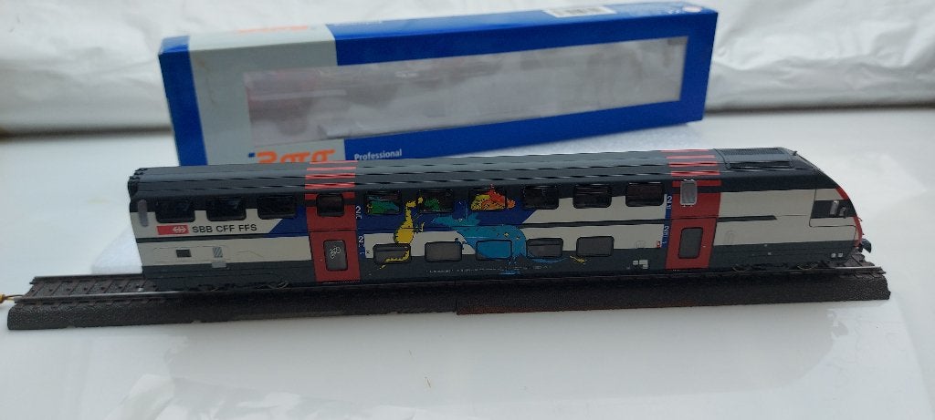 Roco 45468 Dubbeldek-Stuurstand SBB, Gelijkstroom, Wagon, Ophalen of Verzenden, Zo goed als nieuw
