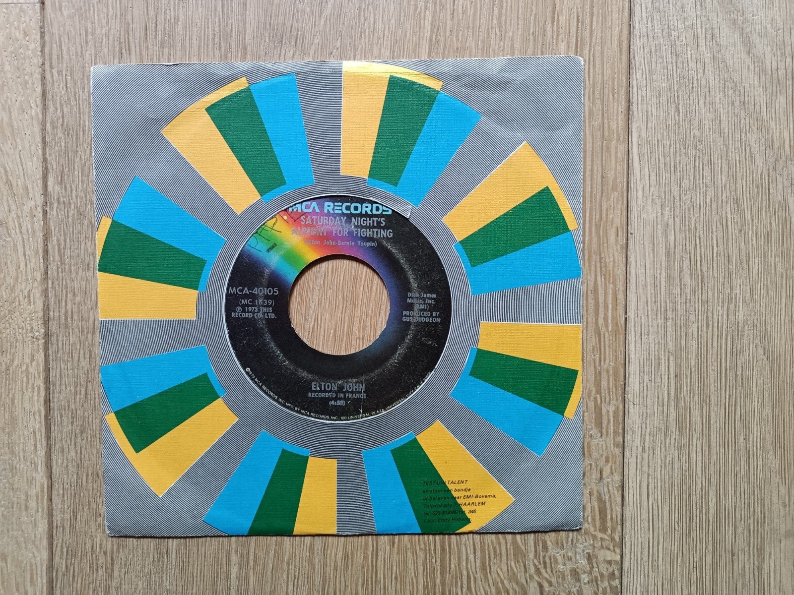 Elton John " Saturday nights alright for fighting"(maxi), Ophalen of Verzenden
