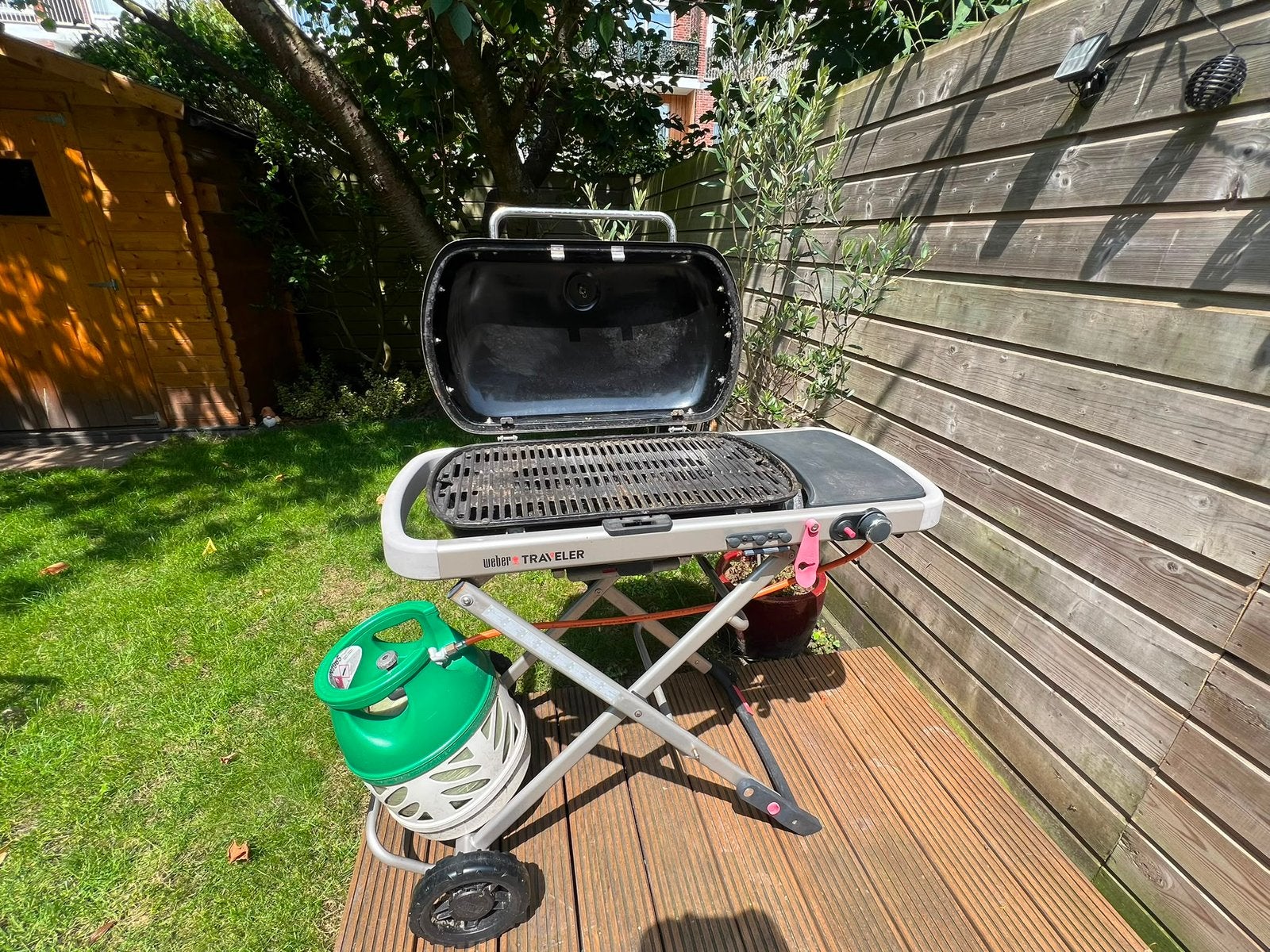 Weber traveler bbq, Ophalen, Gebruikt