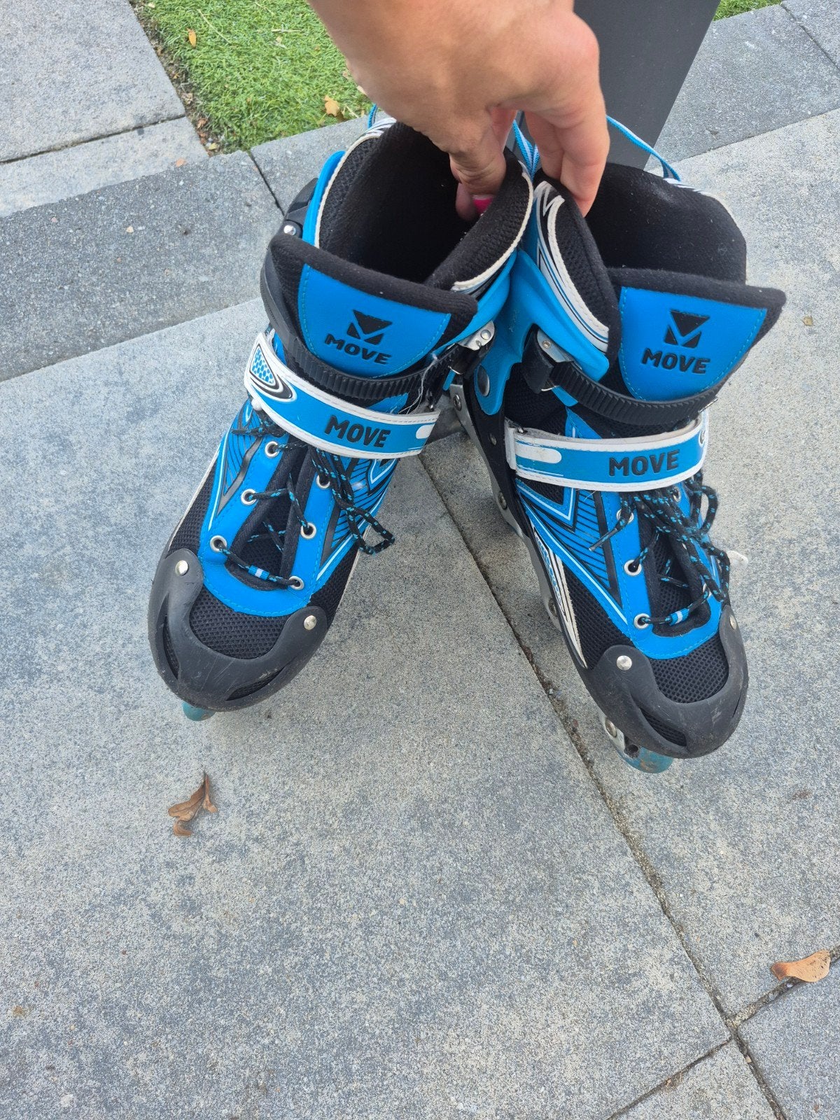Inline skates - Maat L (38-41) - Blauw/Zwart, Overige merken, Kinderen, Ophalen of Verzenden, Inline skates 4 wielen