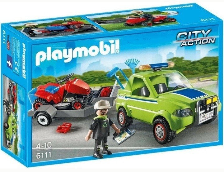 Complete Playmobil 6111 Groenonderhoud, Complete set, Ophalen of Verzenden, Zo goed als nieuw, City action