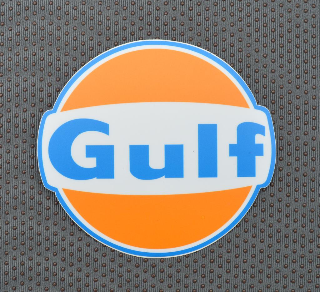 Gulf sticker | Porsche Le Mans Mini Cooper McLaren, Verzenden, Nieuw, Auto's