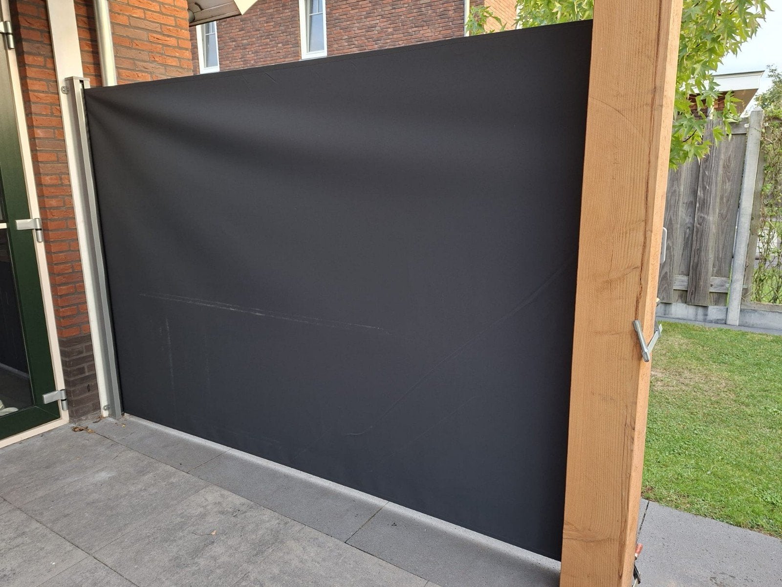 uittrekbaar windscherm, Ophalen, Aluminium, 200 cm of meer, 150 tot 200 cm