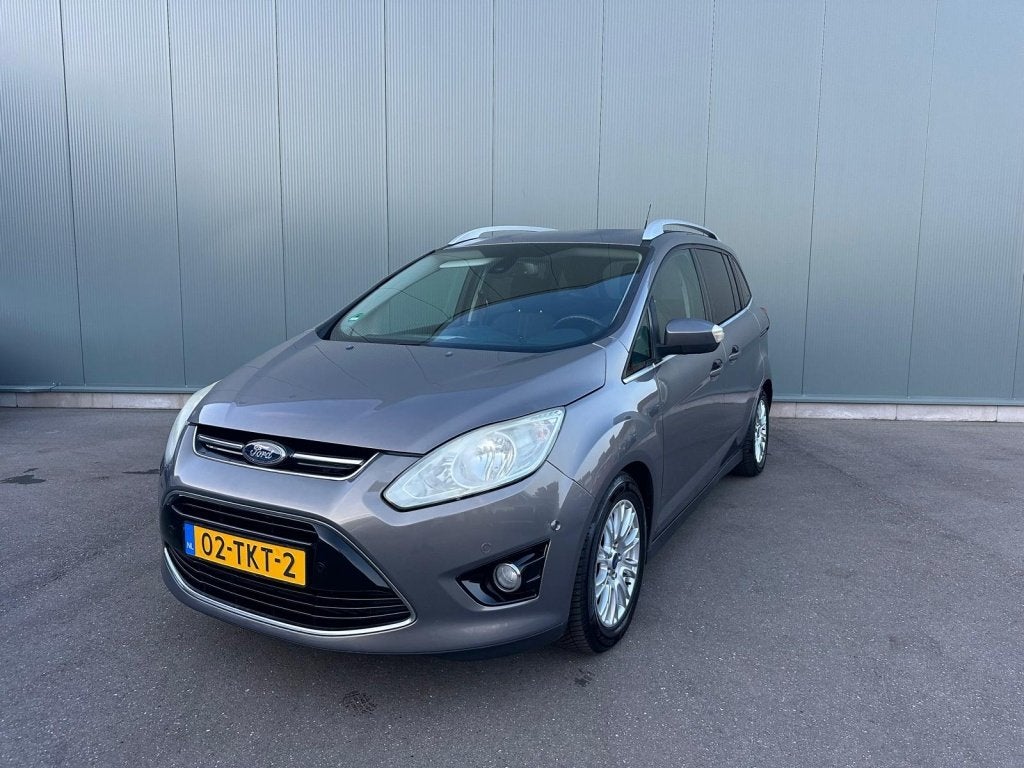 Ford Grand C-Max 2.0 TDCi Titanium CRUISE | TREKHAAK | NAP !, Voorwielaandrijving, Euro 5, 4 cilinders, Bruin