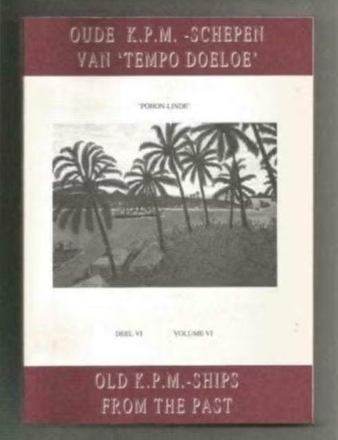 Oude K.P.M. schepen van "Tempo Doeloe" deel VI -L. Lindeboom, Ophalen of Verzenden, Zo goed als nieuw, Boot