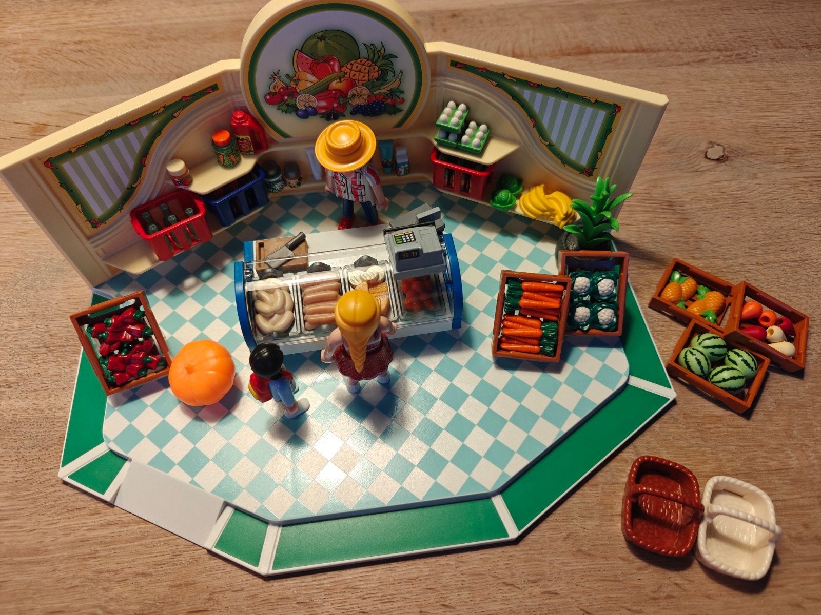 playmobil groentewinkel 9403, Ophalen, Complete set, Overige typen, Zo goed als nieuw