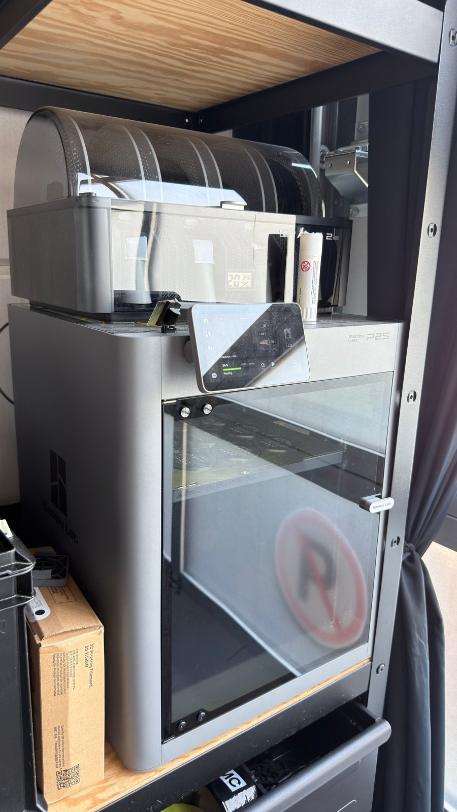Bambu Lab P2S met AMS2 Pro + 2 Textured PEI Plates, Computers en Software, 3D Printers, Ophalen, Ingebouwde Wi-Fi, Zo goed als nieuw