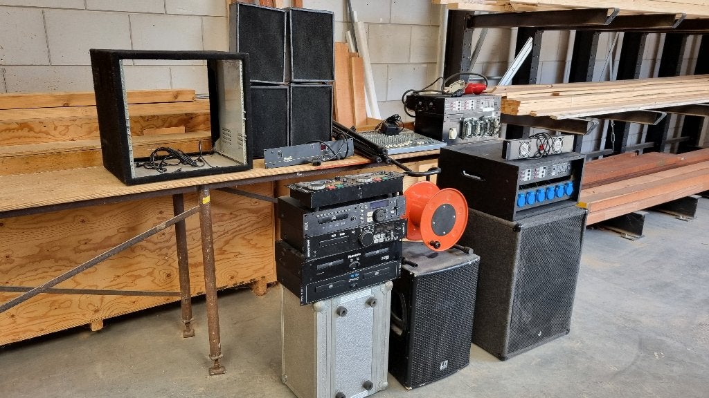 Partij audio botex dpx 620 cd spelers klein monitors statief, Audio, Tv en Foto, Luidsprekers, Gebruikt, Overige typen, 150 watt of meer