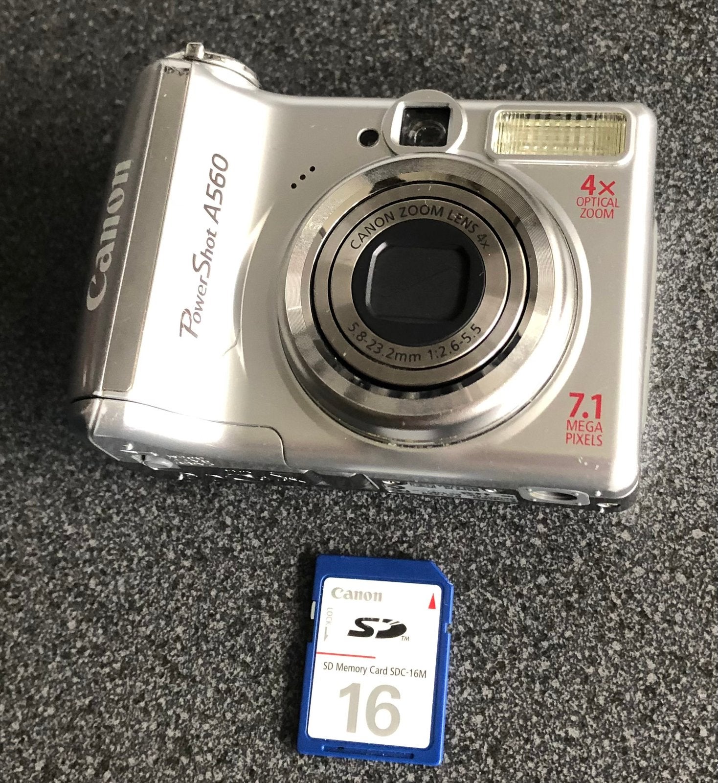 Canon PowerShot A560 - compact camera, Ophalen of Verzenden, Zo goed als nieuw, Canon, 4 t/m 7 keer