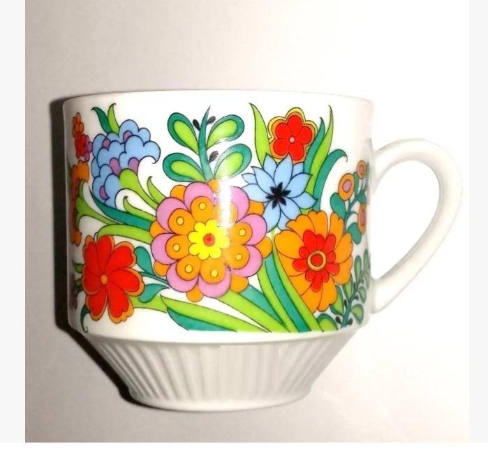 Vintage Retro glazen borden kopjes bekers asbakken schotels, Ophalen of Verzenden