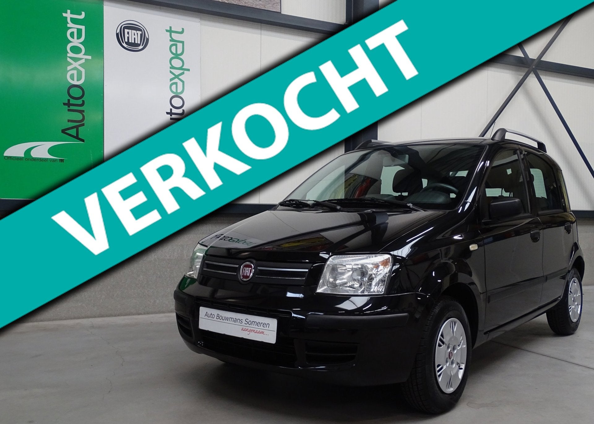 Fiat Panda 1.2 "YOUNG" - 1E EIG, !/AIRCO /ALCANTARA/DAKRAILS, Voorwielaandrijving, Dealer onderhouden, Gebruikt, Alcantara