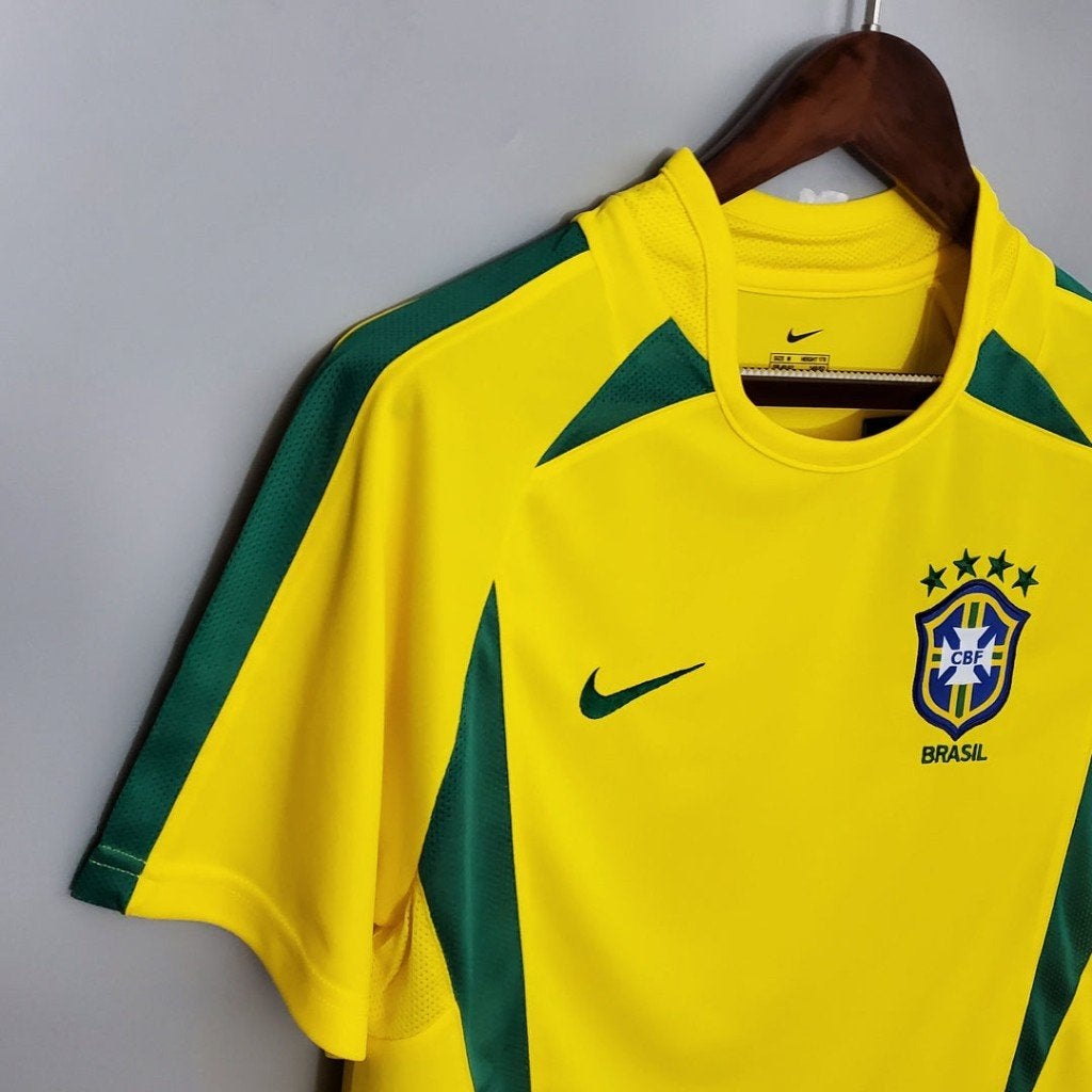 Voetbal brazilie retro, Maat L, Verzenden, Nieuw, Shirt