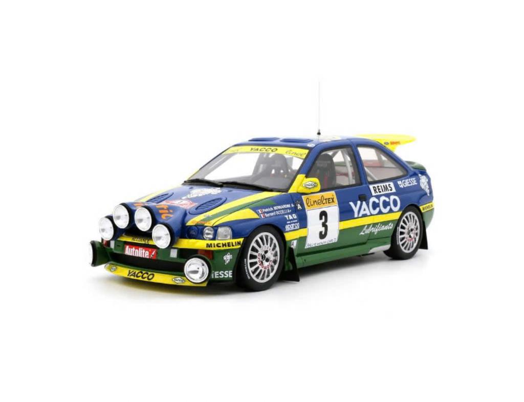 FORD ESCORT RS COSWORTH BLAUW RMC OTTO MOBILE 1/18 OT1028, Hobby en Vrije tijd, Modelauto's | 1:18, Verzenden, Nieuw, Auto, OttOMobile